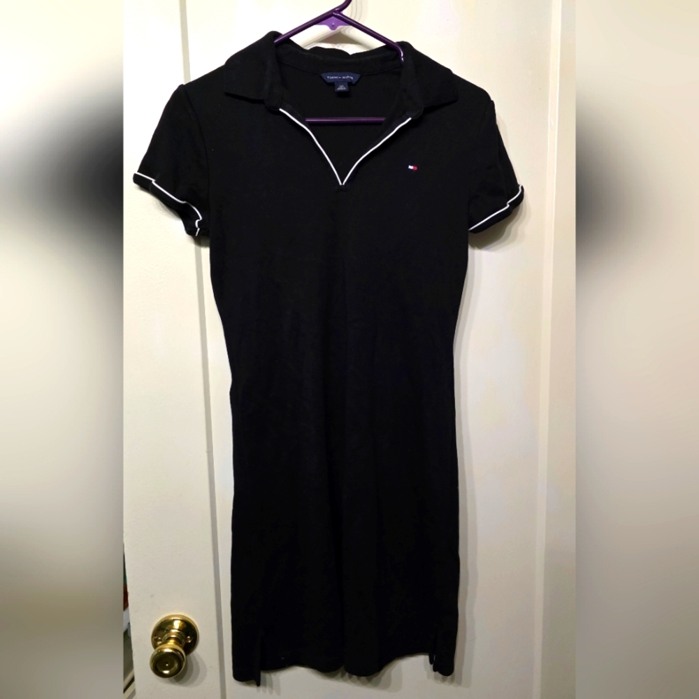 Tommy Hilfiger Black Polo Dress Size S/p